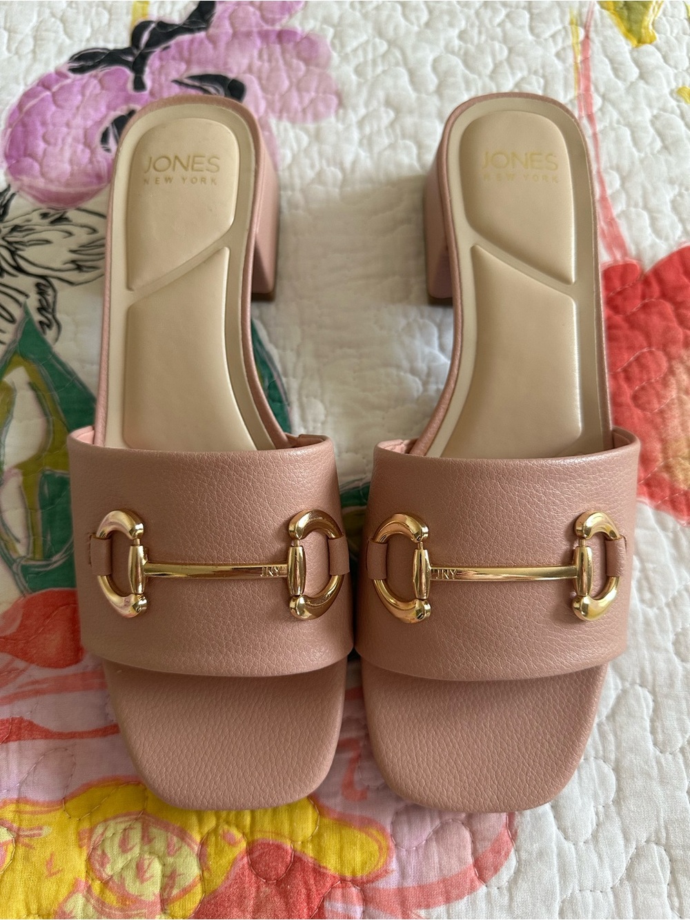 Jones New York Uniqua Block Heel Dress Sandals